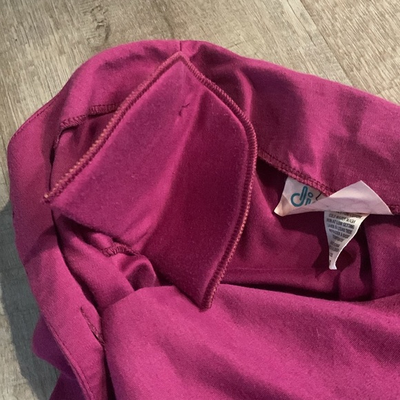 Vintage Two Piece Gold Chain Purple Cotton Elastic Jacket and Pants Size Large - Picture 9 of 13